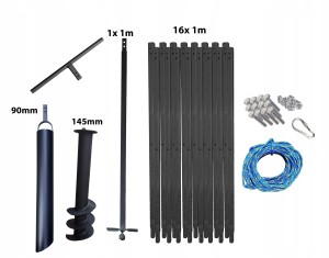 Wiertnica ręczna studni 17m 145mm szlamówka 90