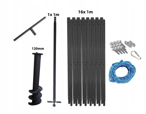 Wiertnica ręczna do studni 17m 120mm PWSAM