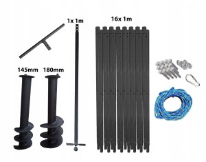Wiertnica ręczna do studni 17m 145+180mm