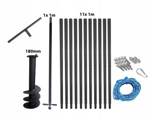 Wiertnica ręczna do studni 180mm 12m