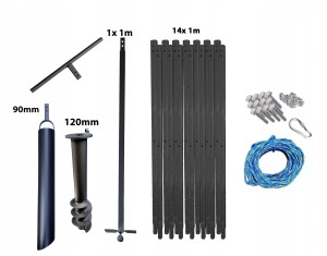 Wiertnica ręczna do studni 15m 120mm szlamówka 90