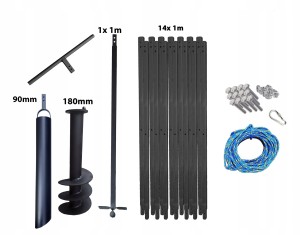Wiertnica ręczna do studni 15m 180mm szlamówka 90