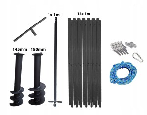 Wiertnica ręczna do studni 15m 145+180mm