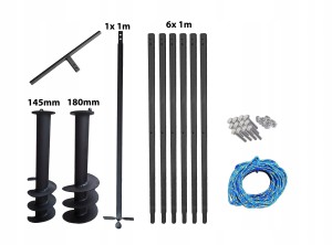 Wiertnica ręczna do studni 145 + 180mm 7m