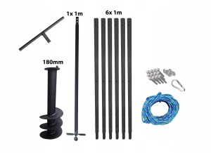 Wiertnica ręczna do studni 180mm 7m