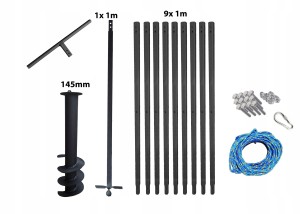 Wiertnica ręczna do studni 145mm 10m