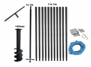 Wiertnica ręczna do studni 145mm 12m