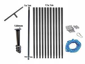 Wiertnica ręczna do studni 120mm 12m