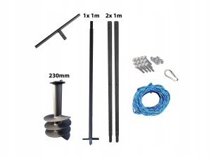 Wiertnica ręczna do studni 3m fi 230mm FV!!!!