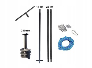 Wiertnica ręczna do studni 3m fi 210mm FV!!!!