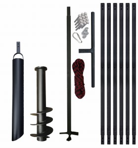 Wiertnica ręczna do studni 145mm 7m + szlamówka (1)