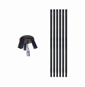 Trójnóg do wiercenia studni z bloczkiem + 6x profil 1m