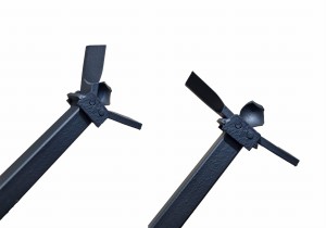 Nóż wiertnicy składany pod rurę 160mm + świder 145mm