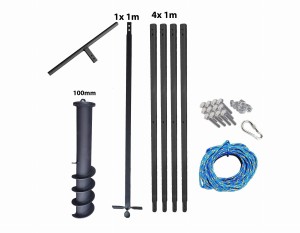 Wiertnica ręczna do studni 100mm 5m PWSAM